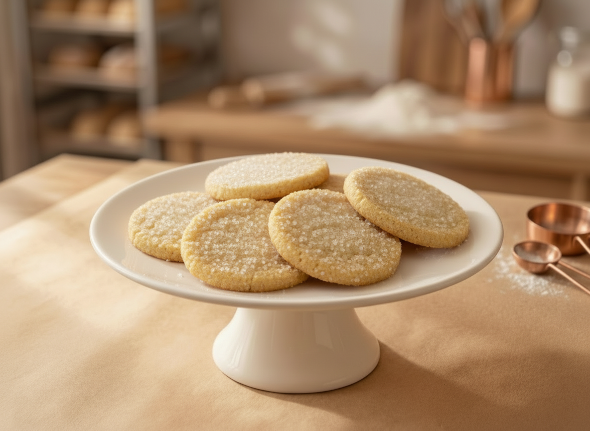 Ciasteczka Kruche z Cukrem