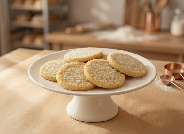 Ciasteczka Kruche z Cukrem