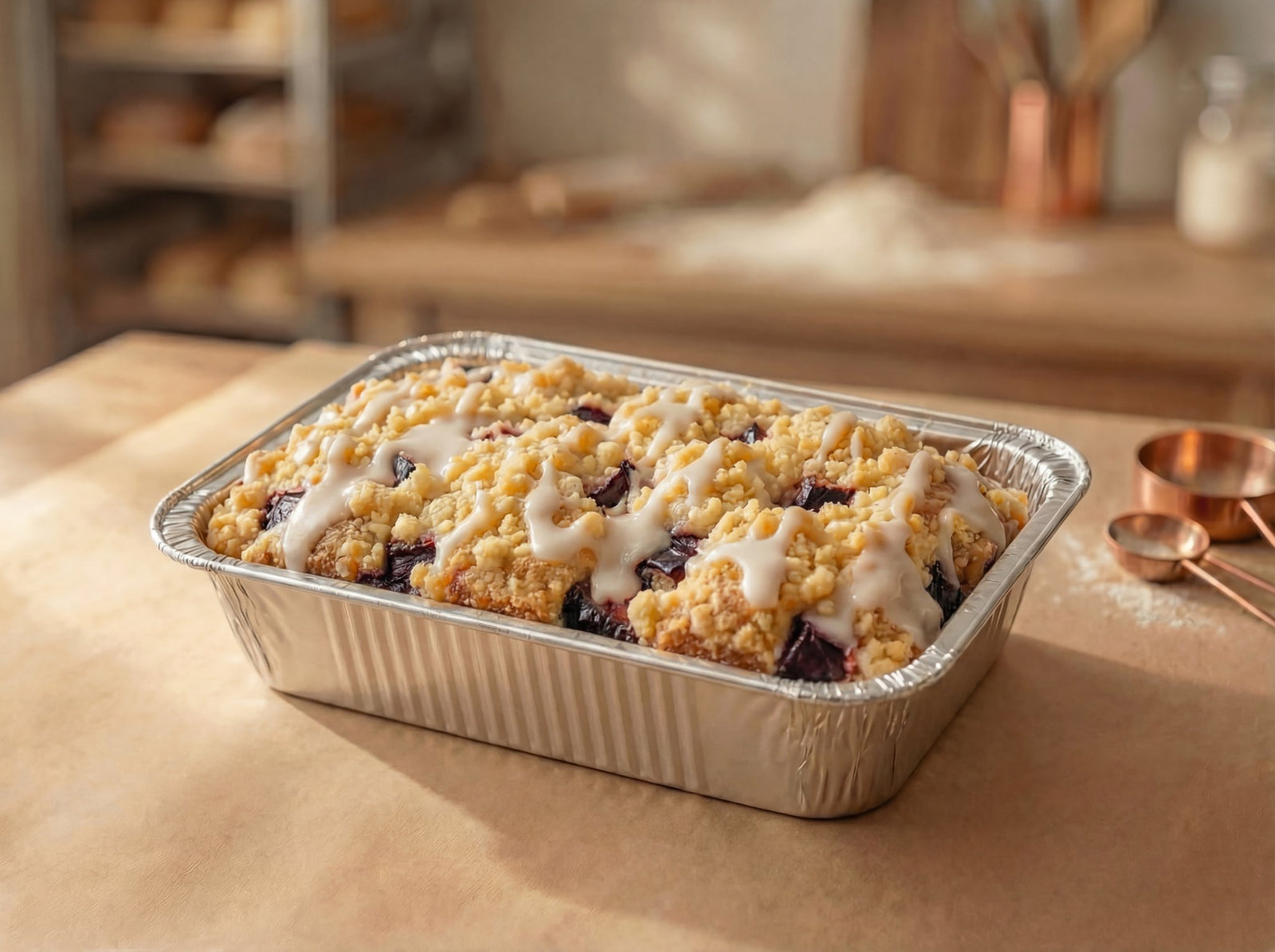 Placek Drożdżowy z Owocem